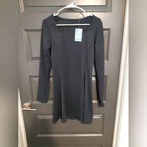 🌟 Navy Blue Long Sleeve Dress Sz M